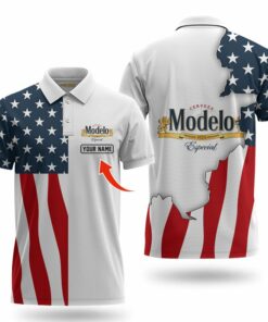 Modelo Fourth Of July Polo Shirt