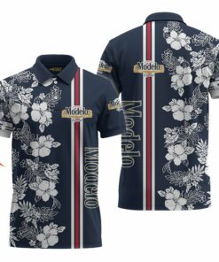 Modelo Collab Flower Polo Shirt