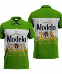 Colorful Modelo Series Green Polo Shirt