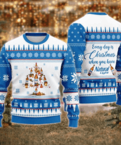 Natural Light Christmas Tree Ugly Sweater