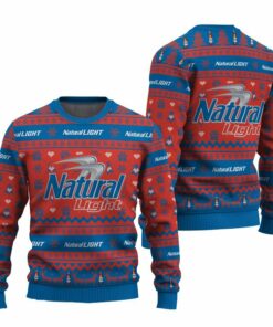 Natural Light Snowing Christmas Ugly Sweater
