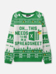 Needs to Be in an Excel Spreadsheet Ugly Christmas Sweater 1 Needs to Be in an Excel Spreadsheet Ugly Christmas Sweater