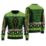 Nefarious Necron Ugly Christmas Sweater 1 Nefarious Necron Ugly Christmas Sweater