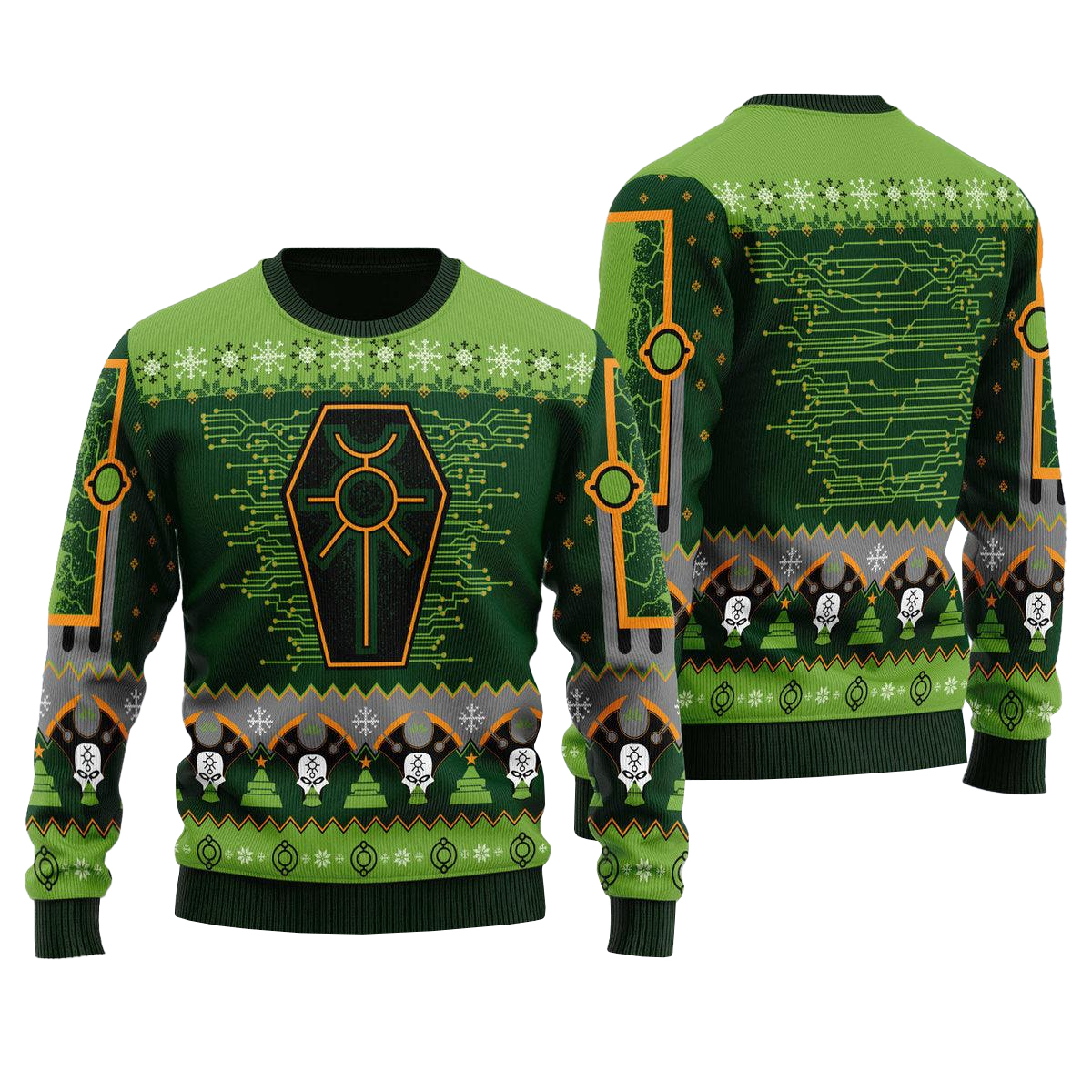 Nefarious Necron Ugly Christmas Sweater Nefarious Necron Ugly Christmas Sweater