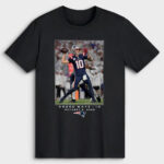 New England Patriots Drake Maye Black Flash Features Week 5 T-Shirt