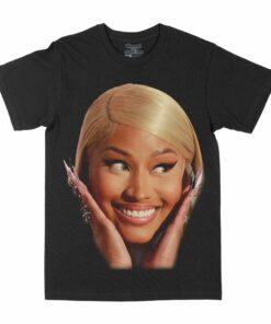 Nicki Minaj "Big Face Blonde Hair" Graphic T-Shirt