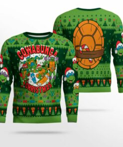 Ninja Turtles Cowabunga Ugly Christmas Sweater