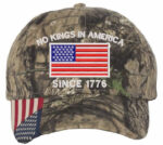 No Kings In America Embroidered Hat-Camo