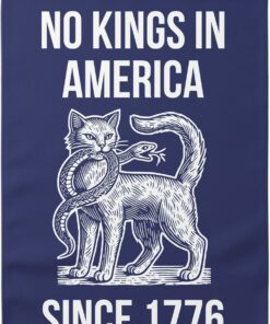 No Kings In America Since 1776 Flag