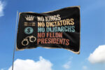 No Kings No Dictators No Obligarchs House Flag