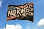 No Kings Since 1776 House Flag