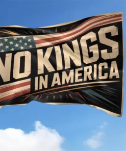 No Kings Since 1776 House Flag