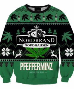 Nordbrand Pfefferminz Christmas Ugly Sweater