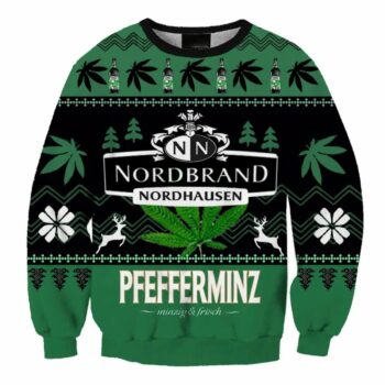 Nordbrand Pfefferminz Christmas Ugly Sweater