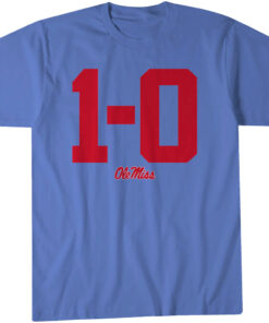 Ole Miss Football 1-0 T-Shirt