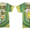 Oregon Ducks Grateful Dead 26 Yellow Bear & Mascot Tie-Dye Shirt 4 Oregon Ducks Grateful Dead 26 Yellow Bear & Mascot Tie-Dye T-Shirt