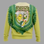 Oregon Ducks Grateful Dead 26 Yellow Bear & Mascot Tie-Dye T-Shirt