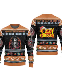 Ozzy Osbourne Merry Christmas Ugly Sweater