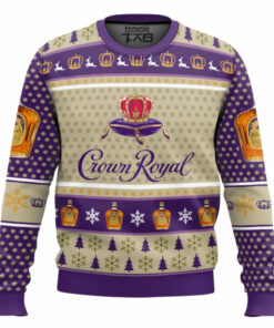 Seagram’s Crown Royal Whisky Ugly Christmas Sweater