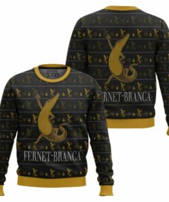 Fernet-Branca Crocodile Ugly Christmas Sweater
