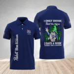 Pabst Blue Ribbon St Patrick's Gnome Polo Shirt