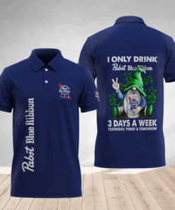 Pabst Blue Ribbon St Patrick's Gnome Polo Shirt