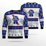 Pabst Blue Ribbon Xmas Ugly Sweater