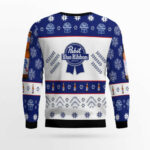 Pabst Blue Ribbon Xmas Ugly Sweater