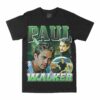 Paul Walker Green Graphic T-Shirt
