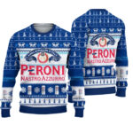 Peroni Nastro Azzurro Beer Christmas Ugly Sweater