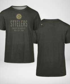 Pittsburgh Steelers Forest Green 2025 Salute to Service Shirt