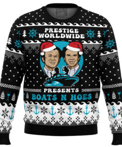 Prestige Worldwide Boat n Hoes Step Brothers Ugly Christmas Sweater