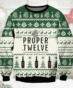 Proper Twelve Christmas Ugly Sweater
