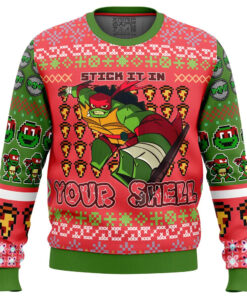 Raphael Rise of the Teenage Mutant Ninja Turtles Ugly Christmas Sweater