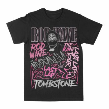 Rod Wave "Last Lap Tour Graffiti" Graphic T-Shirt
