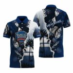 Samuel Adams Tropical Torn Paper Polo Shirt