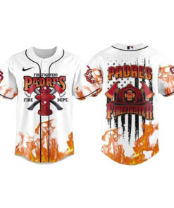 San Diego Padres Firefighter Appreciation Day 2025 Baseball Jersey