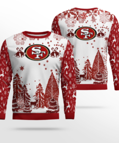 San Francisco 49Ers Christmas Ugly Sweater Xmax Tree Chistmas