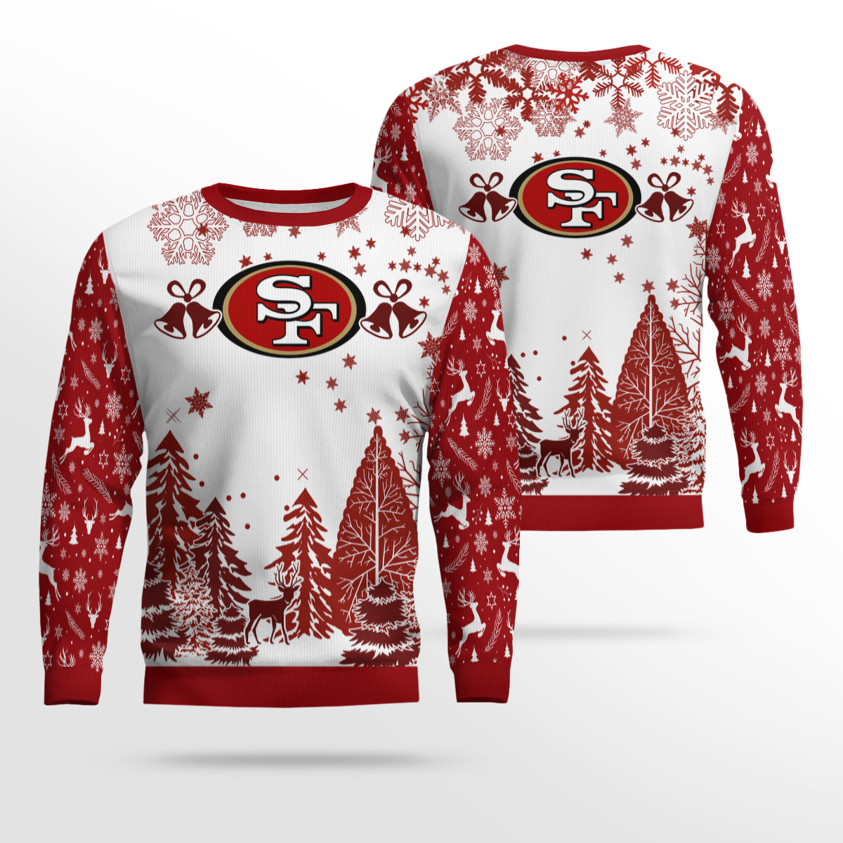 San Francisco 49Ers Christmas Ugly Sweater Xmax Tree Chistmas San Francisco 49Ers Christmas Ugly Sweater Xmax Tree Chistmas