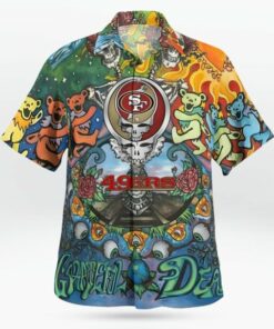San Francisco 49ers Grateful Dead Hawaiian Shirt 3 San Francisco 49ers Grateful Dead Hawaiian Shirt