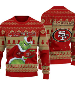 San Francisco 49ers Grinch Ugly Christmas Sweater