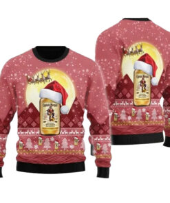Santa Claus Sleigh Captain Morgan Ugly Sweater