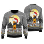 Santa Claus Sleigh Johnnie Walker Ugly Sweater