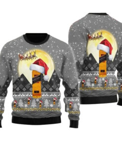 Santa Claus Sleigh Johnnie Walker Ugly Sweater