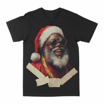 Santa "Gold Grill" Graphic T-Shirt