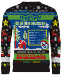 Santa’s Schedule Ugly Christmas Sweater