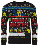 Santa’s Schedule Ugly Christmas Sweater