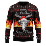 Satanic Claus Merry Anti Christmas Hail Satanic Ugly Christmas Sweater 1 Satanic Claus Merry Anti Christmas Hail Satanic Ugly Christmas Sweater