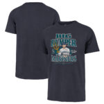 Seattle Mariners Cal Raleigh ’47 Navy Player Graphic T-Shirt