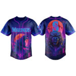 Seattle Mariners Special Godzilla Baseball Jersey